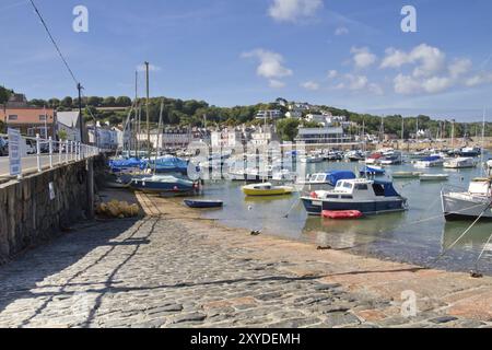 St. Aubin, Jersey, mit Hafen, Europa Stockfoto