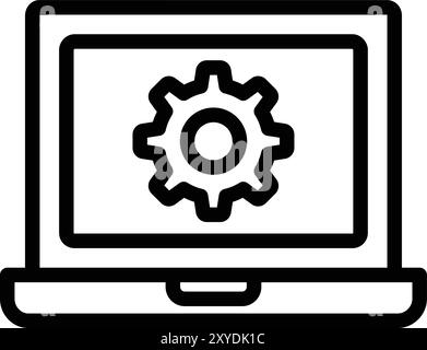 Gear Vector Icon Design Illustration Stock Vektor