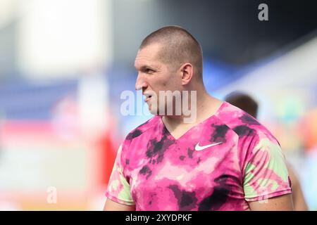 Chorzow, Polen. August 2024. Wojciech Nowicki von Polen, der während des Schlesischen Kamila Skolimowska Memorial 2024 Hammer Wurf im Schlesischen Stadion zu sehen war. Quelle: SOPA Images Limited/Alamy Live News Stockfoto