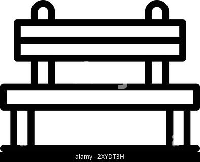 Symbol „Tischvektor“ Konstruktionsdarstellung Stock Vektor