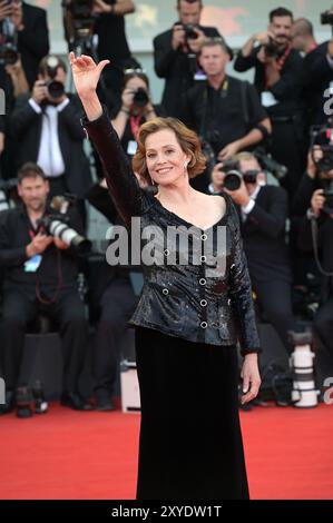 Am 28. August nimmt Sigourney Weaver am 81. Filmfestival von Venedig 2024 Teil. Stockfoto