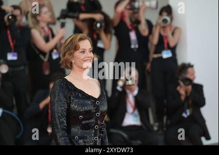 Am 28. August nimmt Sigourney Weaver am 81. Filmfestival von Venedig 2024 Teil. Stockfoto