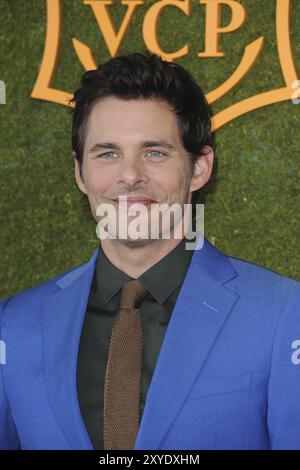 James Marsden beim 8. Jährlichen Veuve Clicquot Polo Classic im will Rogers State Historic Park in Pacific Palisades, USA, am 14. Oktober 2017 Stockfoto