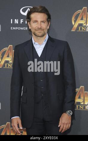 Bradley Cooper bei der Premiere von Disney und Marvels „Avengers: Infinity war“ am 23. April 2018 im El Capitan Theatre in Hollywood, USA Stockfoto