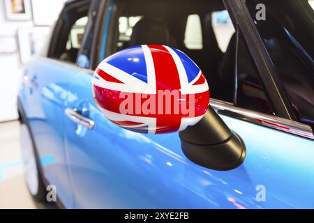 Großbritannien Flagge als Dekoration eines Autos Stockfoto