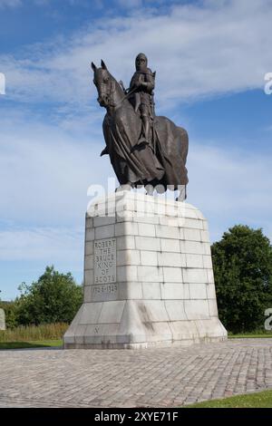 Die Robert-the-Bruce-Statue in Bannockburn, Stirling, Schottland im Vereinigten Königreich Stockfoto