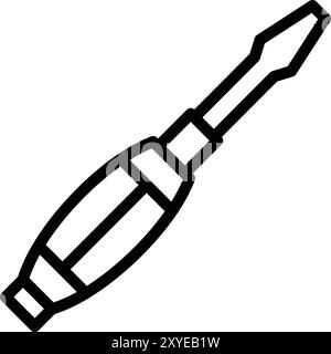 Schraubendreher Vektor-Symbol Design-Illustration Stock Vektor