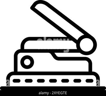Locher Vektor-Symbol Konstruktionsillustration Stock Vektor