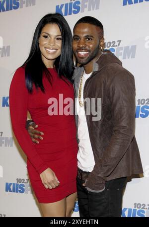 Jordin Sparks und Jason Derulo beim Jingle Ball 2012 von KIIS FM im Nokia Theater LA Live in Los Angeles am 1. Dezember 2012. Kredit: Lumeima Stockfoto