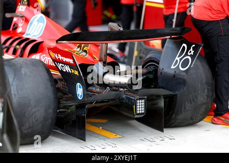 Monza, Italien. August 2024. Ferrari SF-24, F1 Grand Prix von Italien am 29. August 2024 in Monza, Italien. (Foto von HOCH ZWEI) Credit: dpa/Alamy Live News Stockfoto