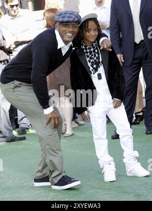 WESTWOOD, KALIFORNIEN, 26. OKTOBER 2008: Will Smith und Jaden Smith bei der Premiere von Madagascar: Escape 2 Africa im Mann Village Theat in Los Angeles Stockfoto