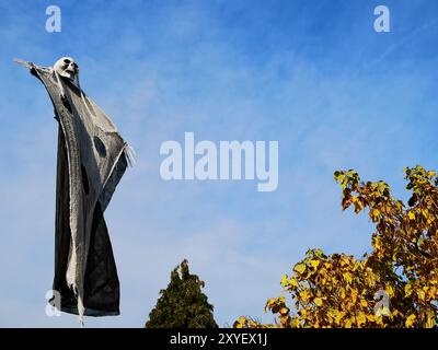 Freischwebender Geist über Baumkronen Stockfoto