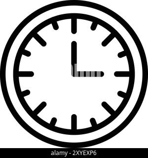 Uhr Vektor Symbol Design Illustration Stock Vektor