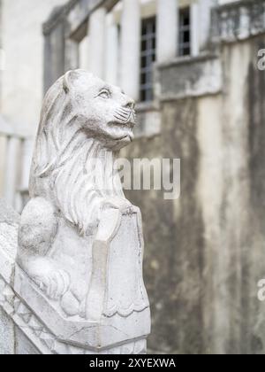 Lion Skulptur in Koper, Slowenien Stockfoto