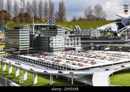 Haag, Niederlande, 8. April 2016: Madurodam, Holland Miniaturpark und Touristenattraktion in den Haag, Niederlande Stockfoto