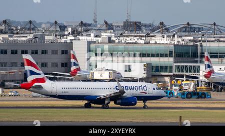 British Airways Airbus London Heathrow Stockfoto