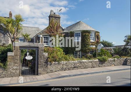 Cornish House in Tintagel an der Nordküste von Cornwall Stockfoto