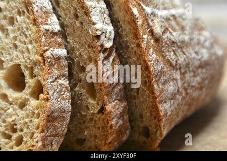 Frisches Brot für eine gesunde Ernährung Stockfoto