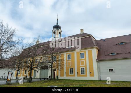 Schloss Rammenau, Bezirk Bautzen, Oberlausitz, Sachsen, Deutschland Europa Stockfoto