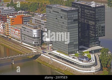 Hyatt Regency Hotel vom Rheinturm aus gesehen Stockfoto