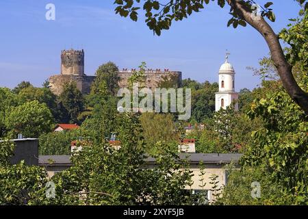 Schloss Bolkow in Schlesien, Polen, Schloss Bolkow in Schlesien, Polen, Europa Stockfoto