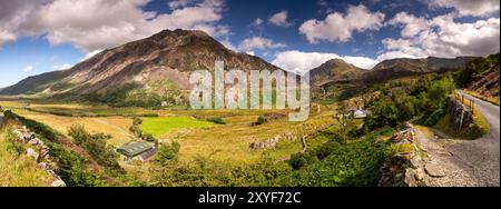 Pen Yr Ole Wen Mountain im Snowdonia National Park, Nordwales Stockfoto