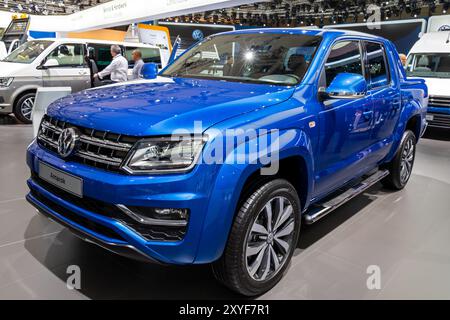 Volkswagen Amarok Pick-up Truck auf der Hannover IAA Transportation Motor Show. Deutschland - 27. September 2018 Stockfoto