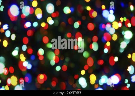 Urlaub Hintergrund von Farbe unfocused leuchtet Stockfoto