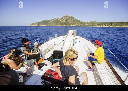 Parque Natural de Sa Dragonera. Isla Dragonera. Sierra de Tramuntana. Mallorca. Islas Baleares. Spanien Stockfoto