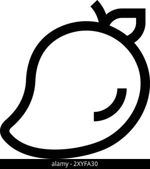 Mango-Vektor-Symbol-Design-Illustration Stock Vektor
