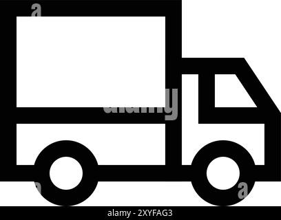 Truck Vector Icon Design Illustration Stock Vektor