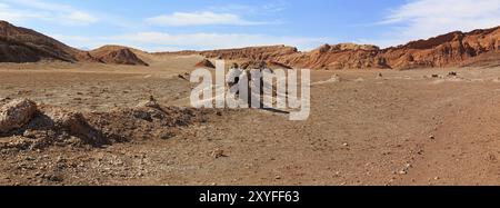 Valle de la Luna in der Atacamawüste in Chile Stockfoto