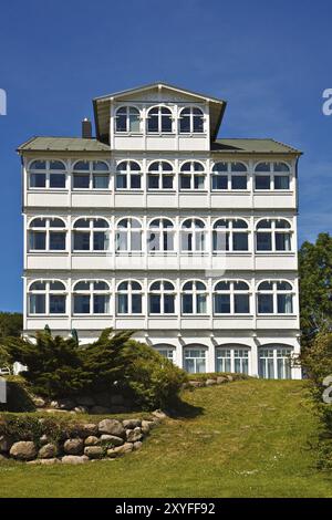 Ein Haus in Sassnitz auf der Insel Rügen Stockfoto