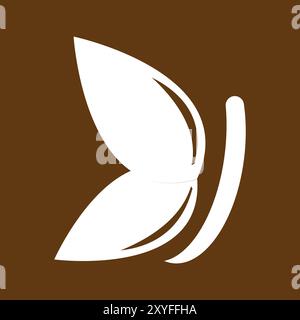Schmetterlingssymbol Vektor Illustration Logo Design Stock Vektor