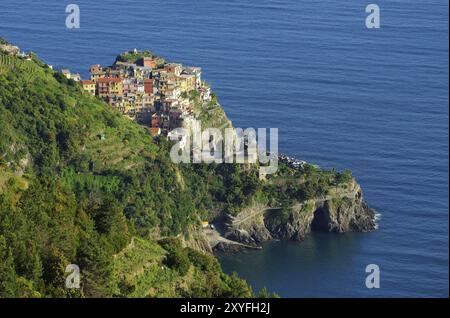 Cinque Terre Manarola 04 Stockfoto