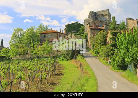 Tuscany Village 01 Stockfoto