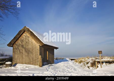 Winter an der Ostseeküste Stockfoto