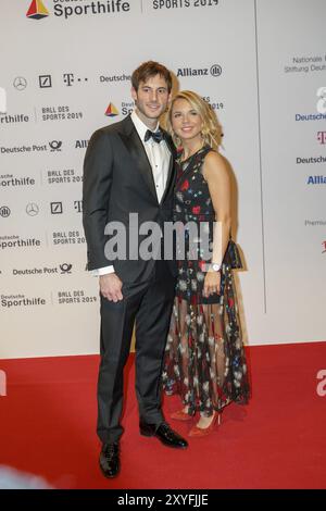 WIESBADEN, 2. Februar 2019: Uwe Gensheimer beim Ball des Sports 2019, Europa Stockfoto