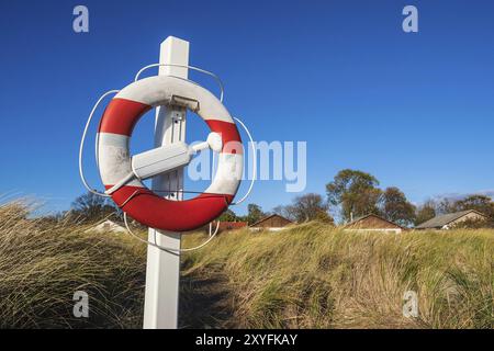 Ostseeküste bei Klintholm Havn in Dänemark Stockfoto