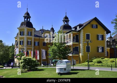 Schlosshotel am Woerth See in Velden in Kärnten Hotel Schloss in Velden am Worthersee Stockfoto