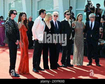 Venedig, 29.08.2024, 81. Internationales Filmfestival von Venedig - Tag 2 - roter Teppich von 'Disclaimer' - auf dem Foto: Kodi Smit-McPhee, Jung Ho- yeon, Sacha Baron Cohen, Cate Blanchett, Kevin Cline, Louis Partidge, Leila George D'Onofrio und Alfonso Cuaron Stockfoto