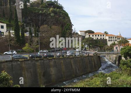 Ponta do Sol Dorf in Madeira im Sommer Stockfoto