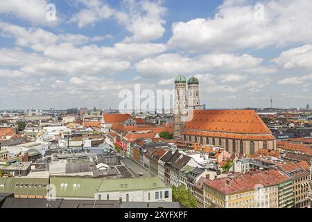 Die Frauenkirche in München Stockfoto