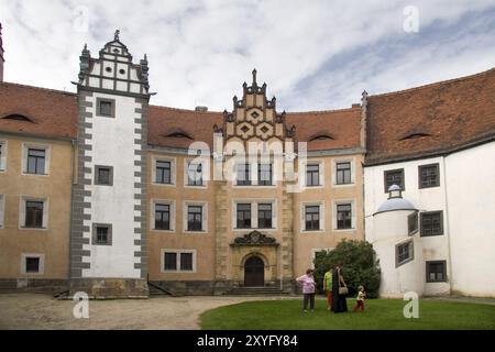 Schloss Strehla im Stadtteil Riesa-Grossenhain Stockfoto