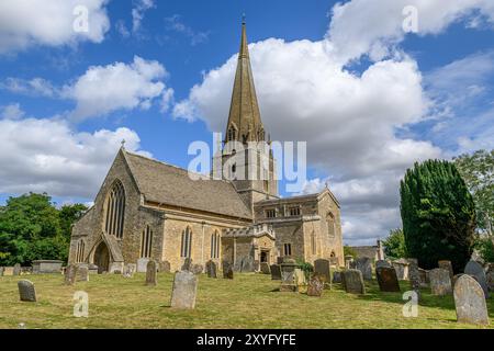 Lage in St. Mary's Church, Bampton, Downton Abbey Stockfoto