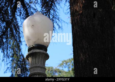 Glühlampe für Außenleuchten aus nächster Nähe Stockfoto