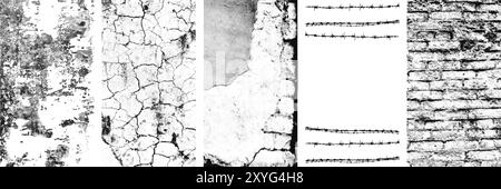 Rastermaß vertikale Hintergründe setzen Vektorillustration Stock Vektor