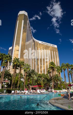 Mandalay Bay Hotel, Las Vegas Stockfoto