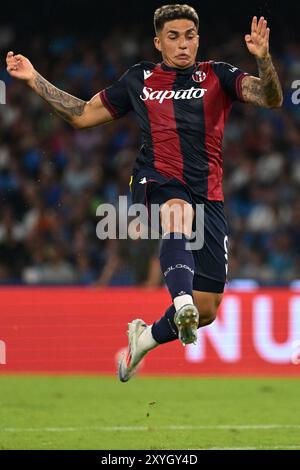 Santiago Castro von Bologna FC im Spiel der Serie A zwischen SSC Napoli und Bologna FC im Diego Armando Maradona Stadium in Neapel Stockfoto