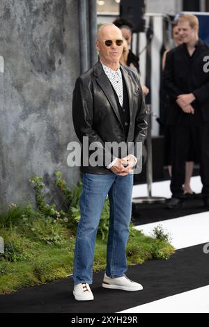 London, Großbritannien. August 2024. Michael Keaton nimmt an der BeetleJuice BeetleJuice Filmpremiere Teil, die auf der Cineworld am Leicester Square stattfindet. Quelle: SOPA Images Limited/Alamy Live News Stockfoto